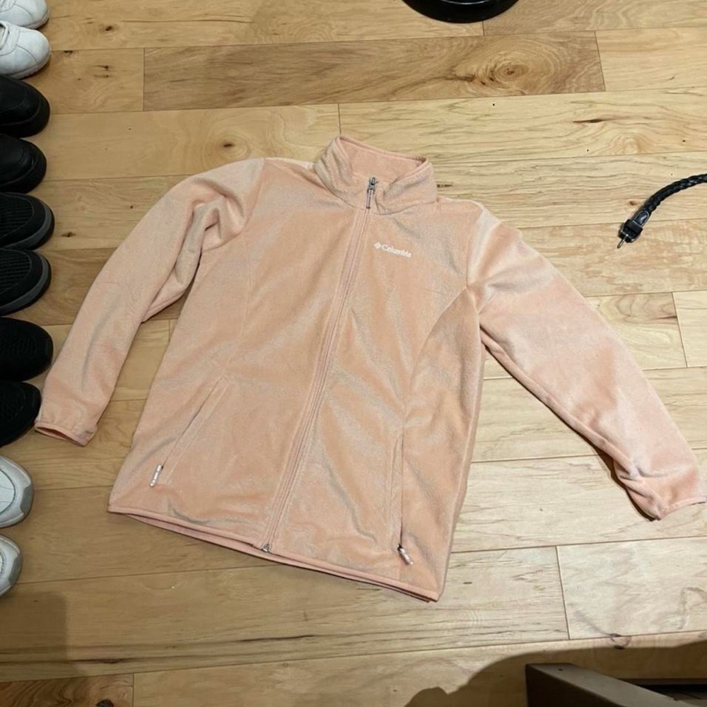 Women's Peach Zip-Up - Picture 3 of 4